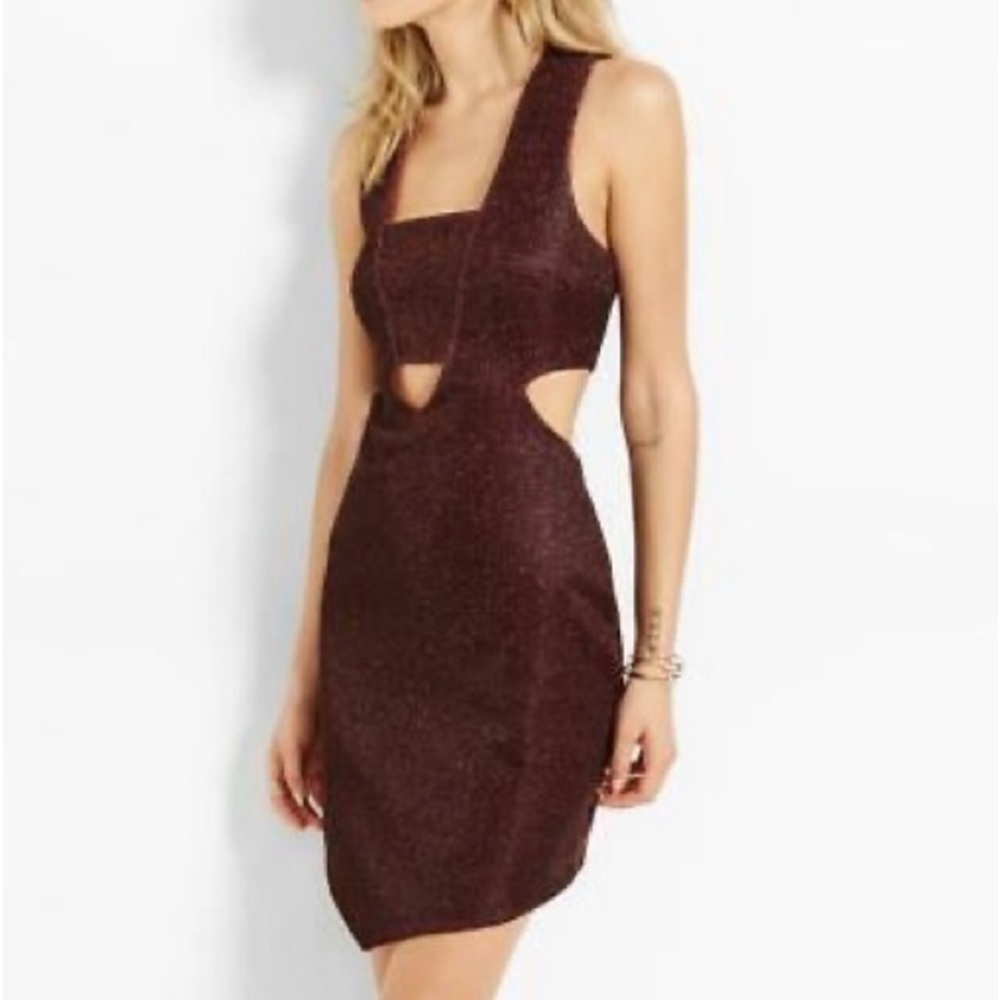 Express shimmery dress
